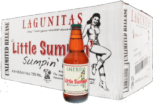 Lagunitas Little Sumpin' Sumpin' doos met 24 flesjes van 0,355 liter Lagunitas Little Sumpin' Sumpin' doos met 24 flesjes van 0,355 liter